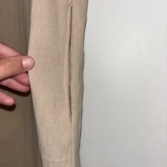 Elegant Tan Mini Dress - Picture 6 of 10